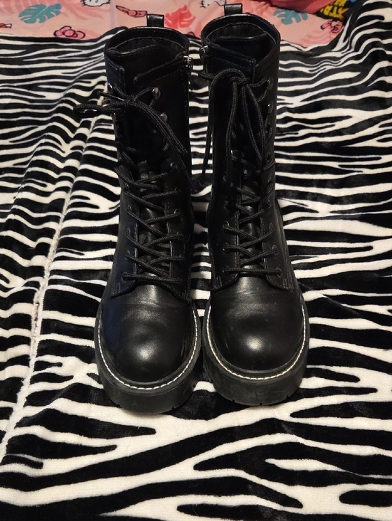 Target Shoes - Black Combat Boots